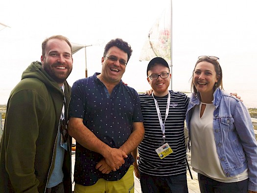 Louis-Charles Sylvestre, auteur, metteur en sc&Atilde;&uml;ne et marionnettiste - Alan C&Atilde;&acute;t&Atilde;&copy;, directeur g&Atilde;&copy;n&Atilde;&copy;ral et artistique du Village en chanson de Petite-Vall&Atilde;&copy;e - Marc-Antoine Dufresne,&Acirc;&nbsp;adjoint &Atilde;&nbsp; la direction artistique, directeur communications, marketing et billetterie de Village en chanson de Petite-Vall&Atilde;&copy;e - Sabrina Baran, codirectrice artistique de L'Illusion, Th&Atilde;&copy;&Atilde;&cent;tre de marionnettes